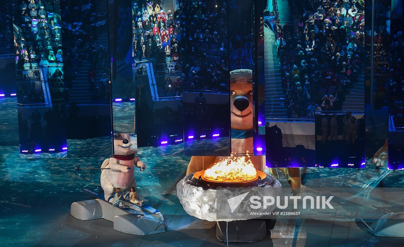 2014 Winter Olympics. Closing ceremony