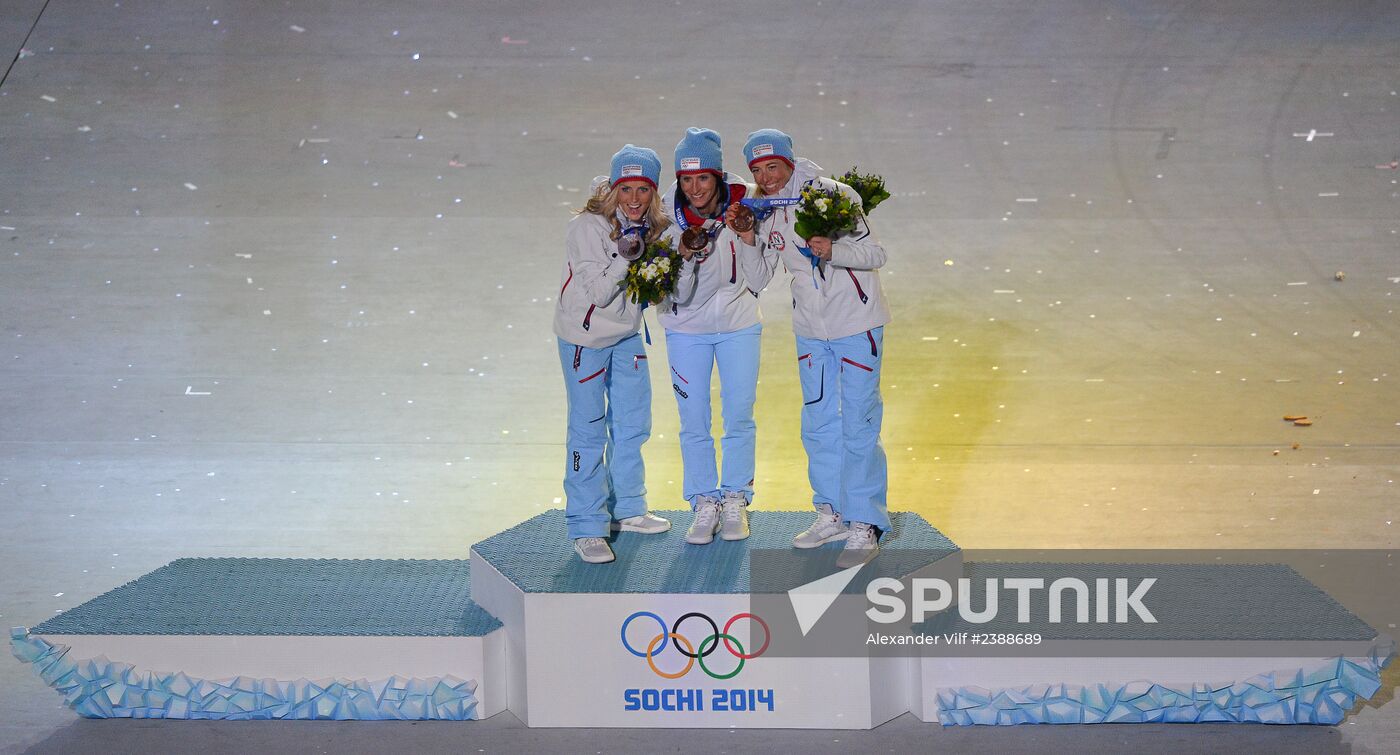 2014 Winter Olympics. Closing ceremony