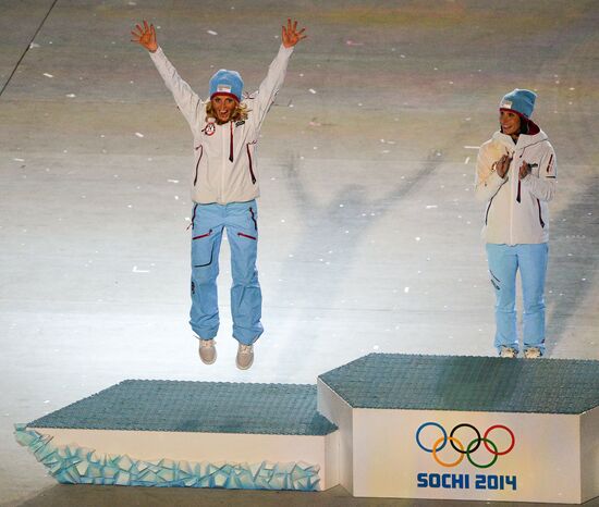 2014 Winter Olympics. Closing ceremony