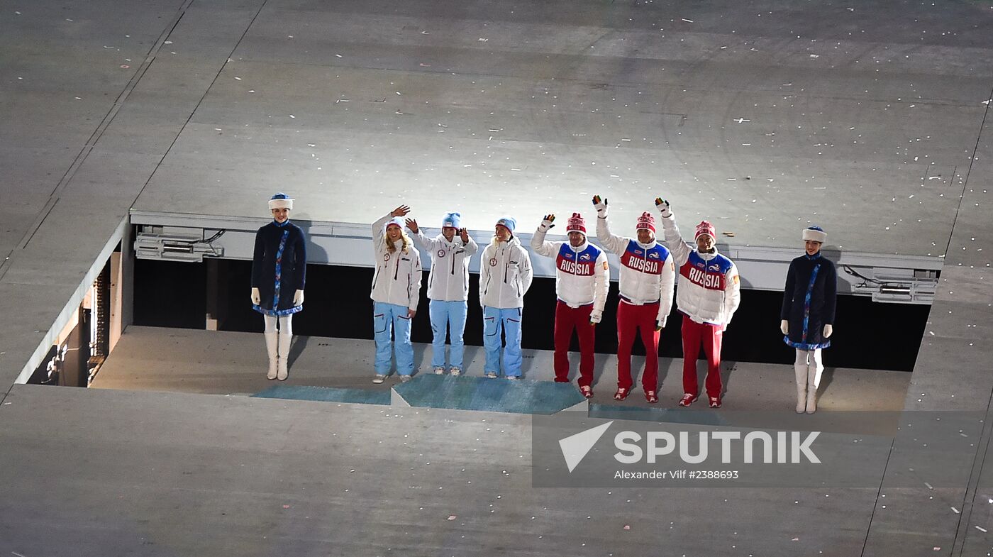 2014 Winter Olympics. Closing ceremony