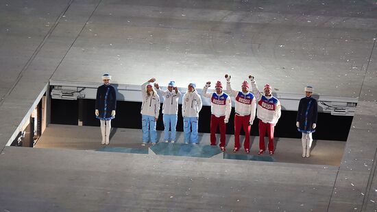 2014 Winter Olympics. Closing ceremony