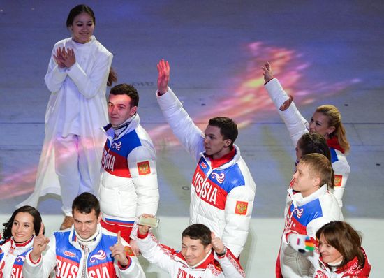 2014 Winter Olympics. Closing ceremony