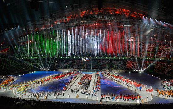 2014 Winter Olympics. Closing ceremony