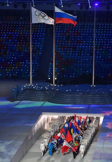 2014 Winter Olympics. Closing ceremony