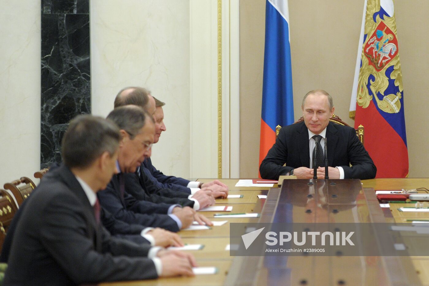 Putin holds Russia's Security Council meeting
