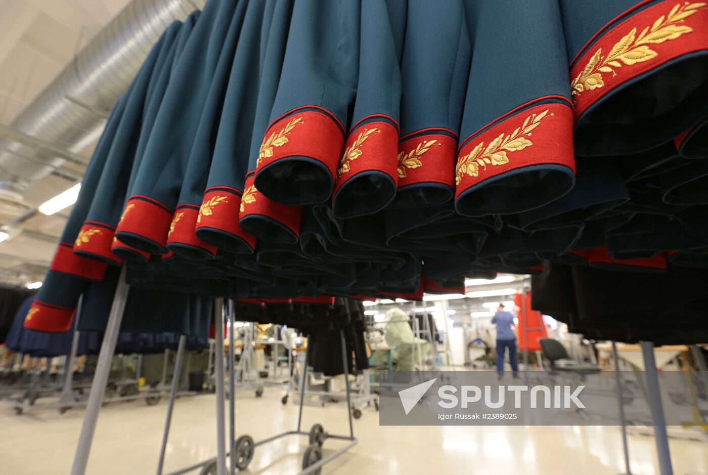 High-tech uniform factory in St. Petersburg