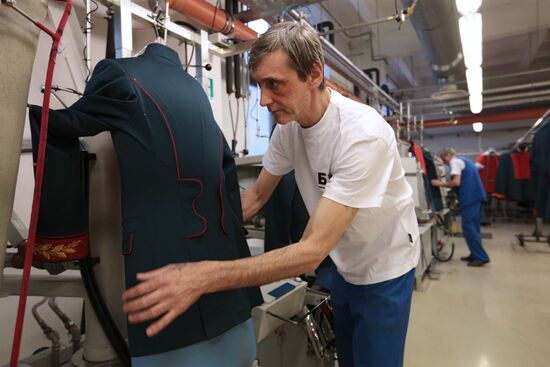 High-tech uniform factory in St. Petersburg