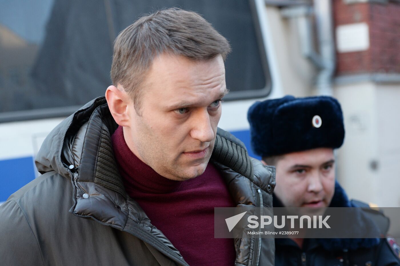 Bail hearing for unauthorized rally in Moscow