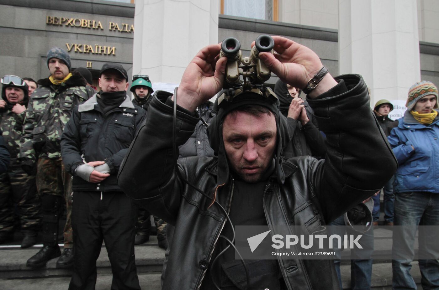 Meeting of Verkhovna Rada in Ukraine