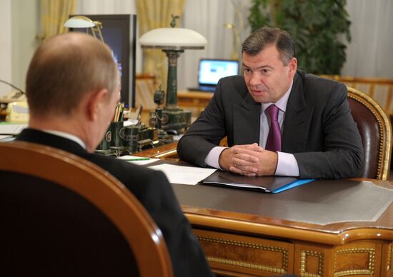 Vladimir Putin meets with Andrei Bokarev