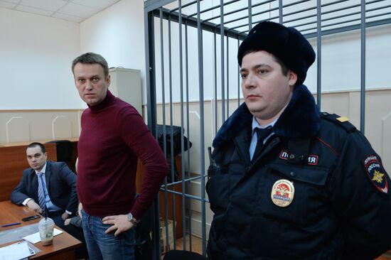 Court considers request for Alexei Navalny's house arrest