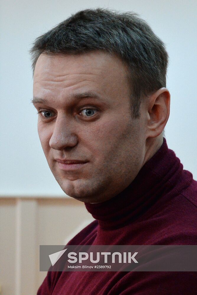 Court considers request for Alexei Navalny's house arrest