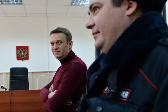 Court considers request for Alexei Navalny's house arrest