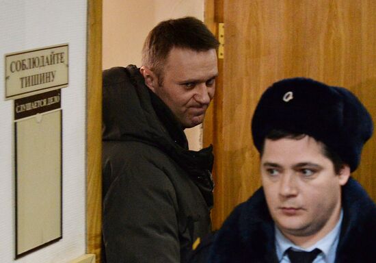 Court considers request for Alexei Navalny's house arrest