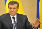 Viktor Yanukovych at news conference in Rostov-on-Don
