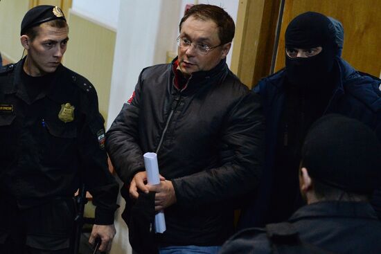Court considers matter of former senator Gleb Fetisov's arrest
