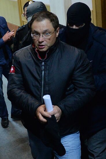 Court considers matter of former senator Gleb Fetisov's arrest