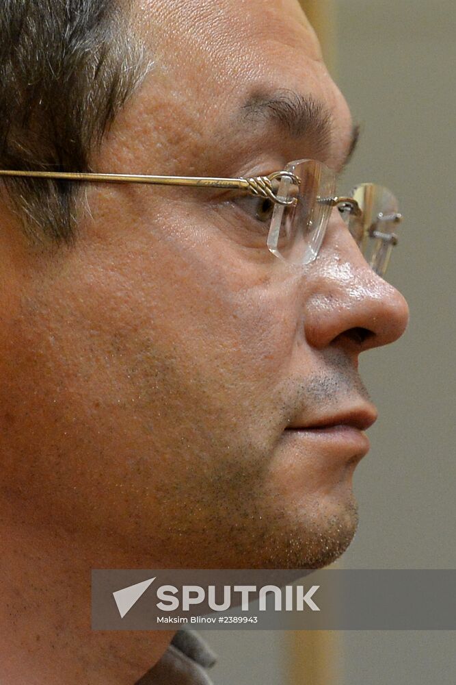 Court considers matter of former senator Gleb Fetisov's arrest