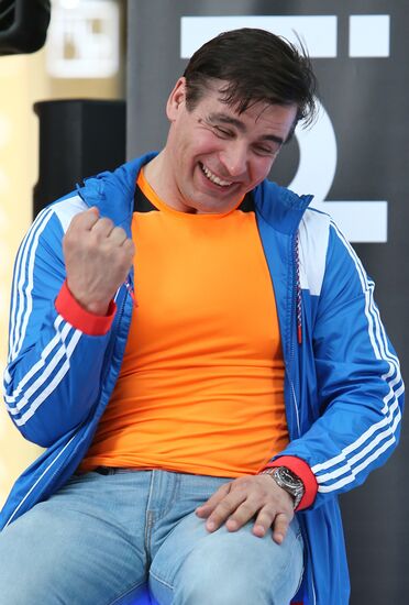 Ceremony honoring winners of 2014 Winter Olympics in Sochi