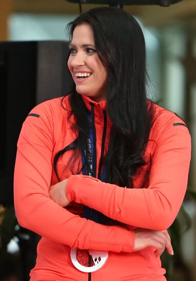 Ceremony honoring winners of 2014 Winter Olympics in Sochi