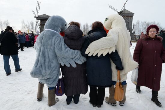 Seeing off Maslenitsa in Suzdal