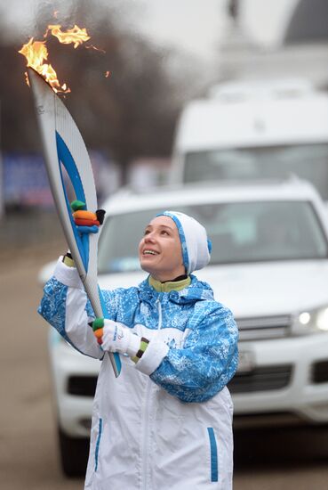Sochi 2014 Paralympic torch relay. Moscow