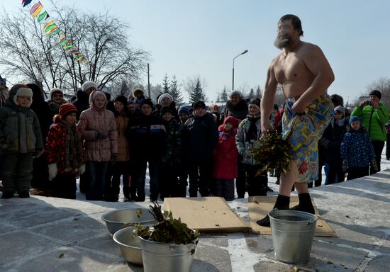 Maslenitsa farewell ceremony in Russian regions