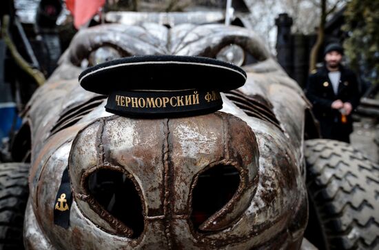 Night Wolves rally in support of Crimean population