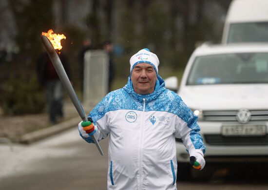 Sochi 2014 Paralympic torch relay. Moscow