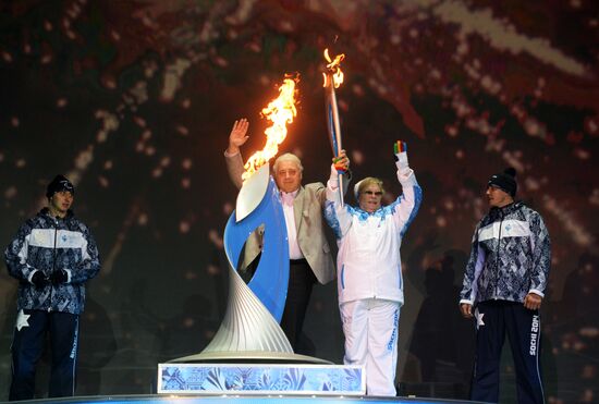 Sochi 2014 Paralympic torch relay. Moscow