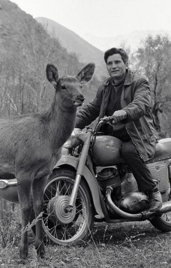 GAME WARDEN MOTORCYCLE STAG KAZAKHSTAN