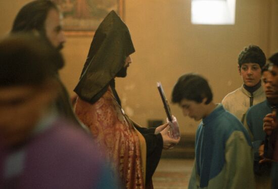 ECHMIADZIN SERVICE PRIEST SEMINARY STUDENTS 