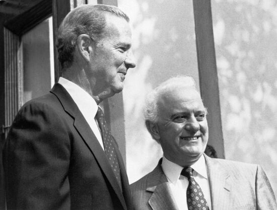 ROUTINE MEETING SHEVARDNADZE BAKER