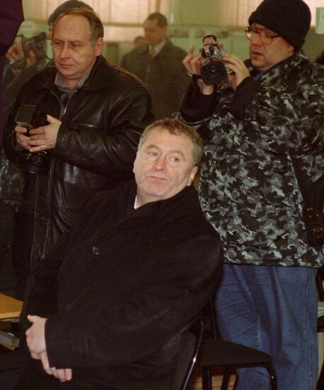 ZHIRINOVSKY LEADER LDPR CANDIDATE