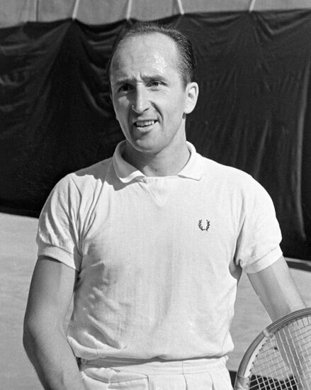 Soviet national tennis team coach Sergei Andreyev