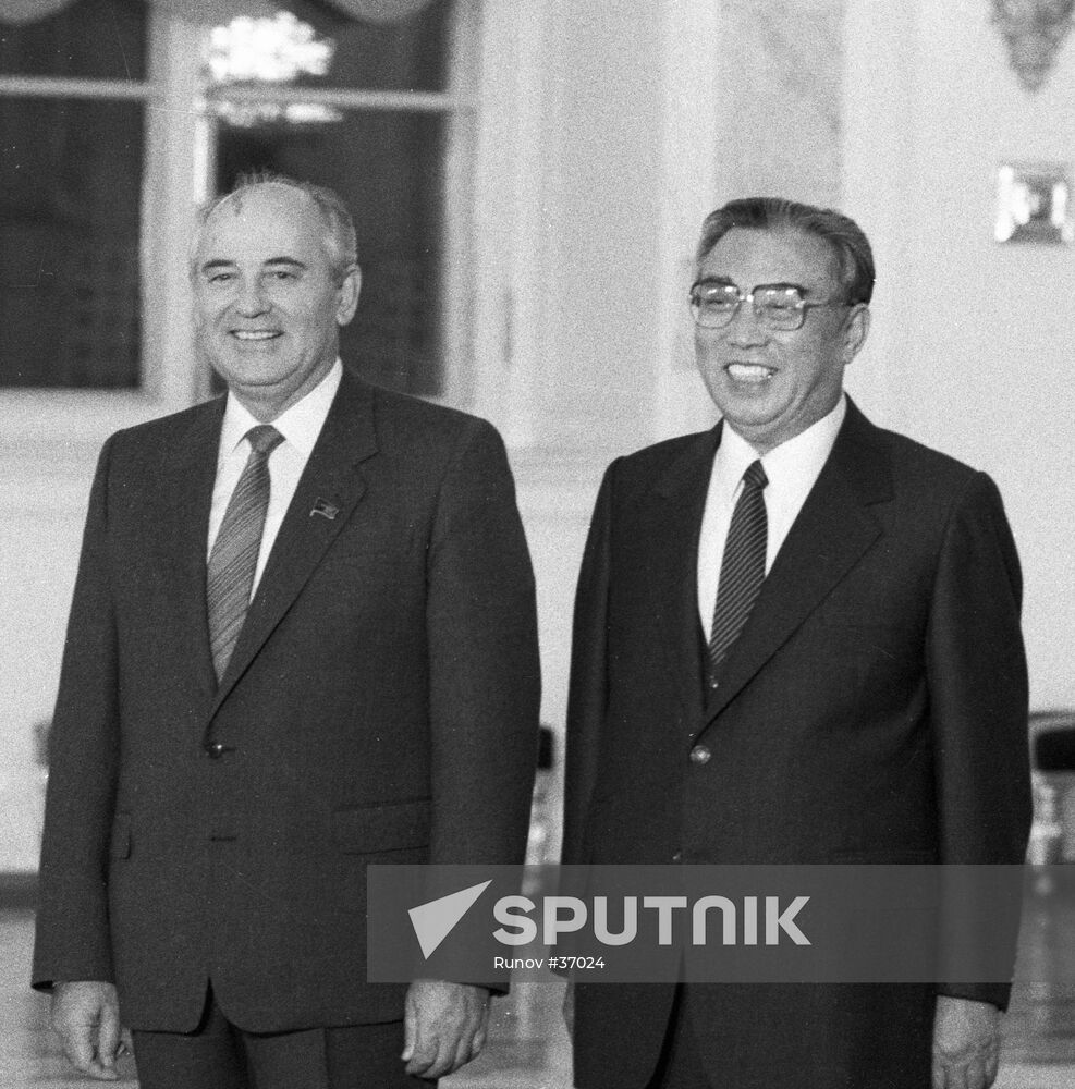 KIM IL SUNG GORBACHEV