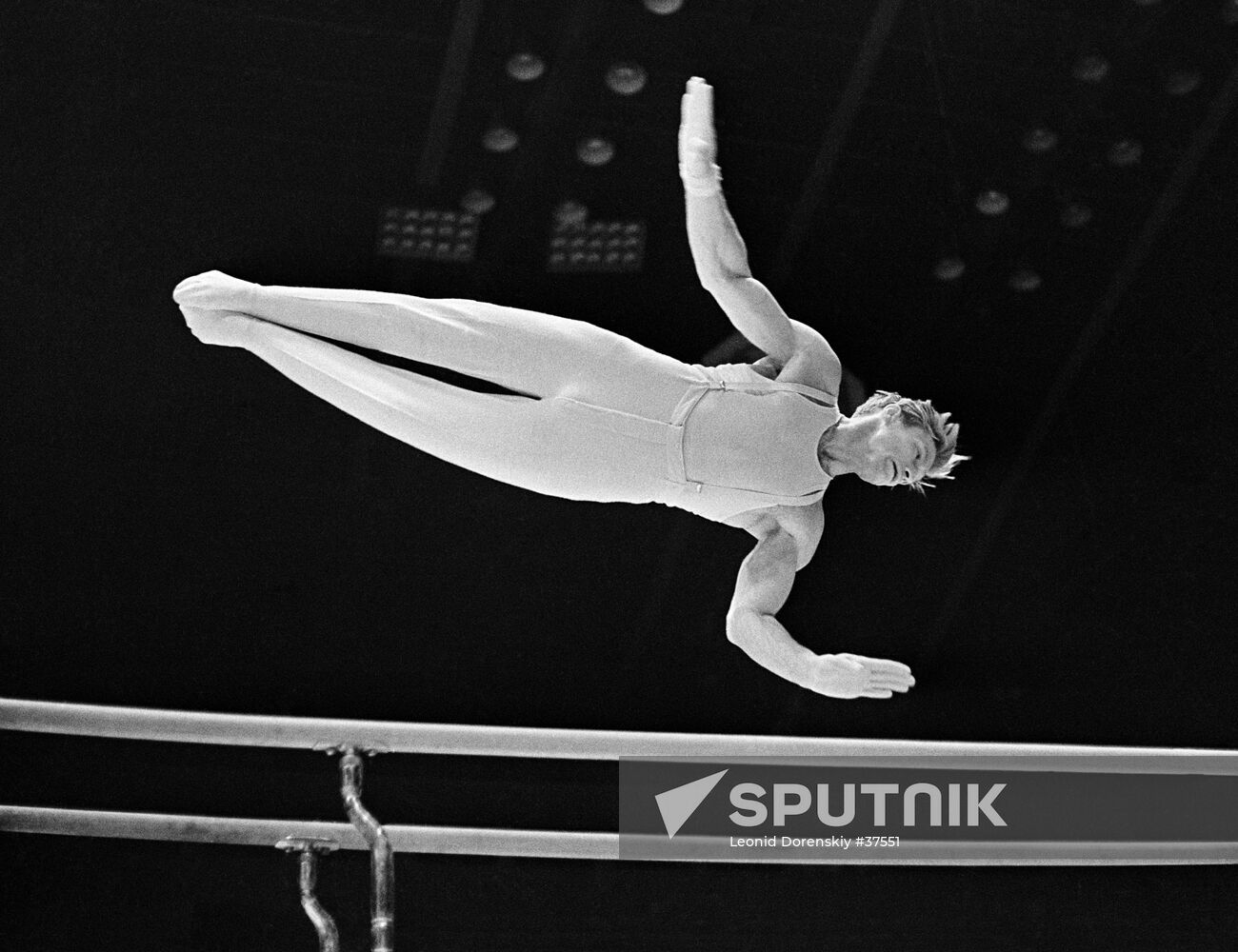 Boris Shakhlin Executes Exercises