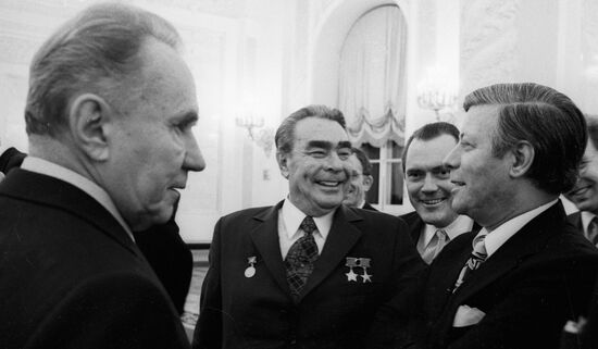 BREZHNEV KOSYGIN SCHMIDT