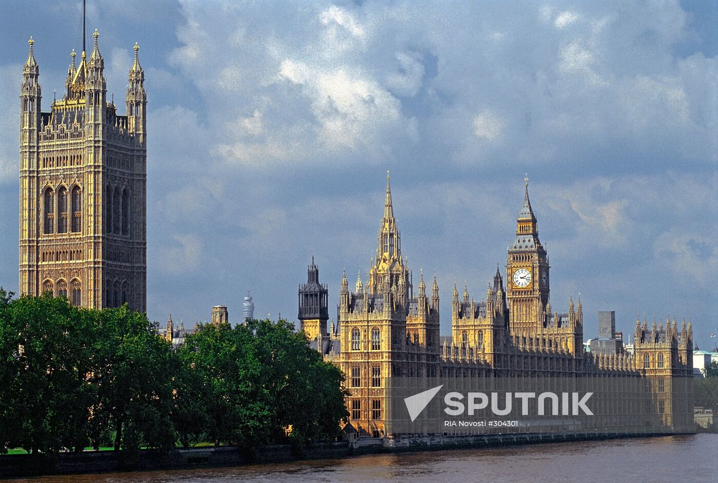 The Westminster Palace in London, the United Kingdom