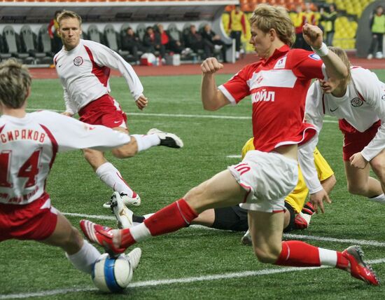 Football: Spartak Moscow vs. Amkar Perm