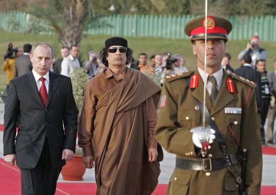 Vladimir Putin Libya