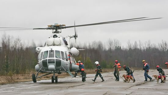 Emergency Situations Ministry units training in the North-Western Federal District