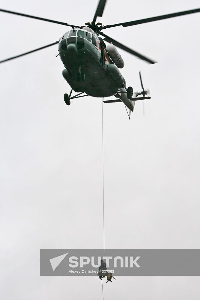 Emergency Situations Ministry units training in the North-Western Federal District