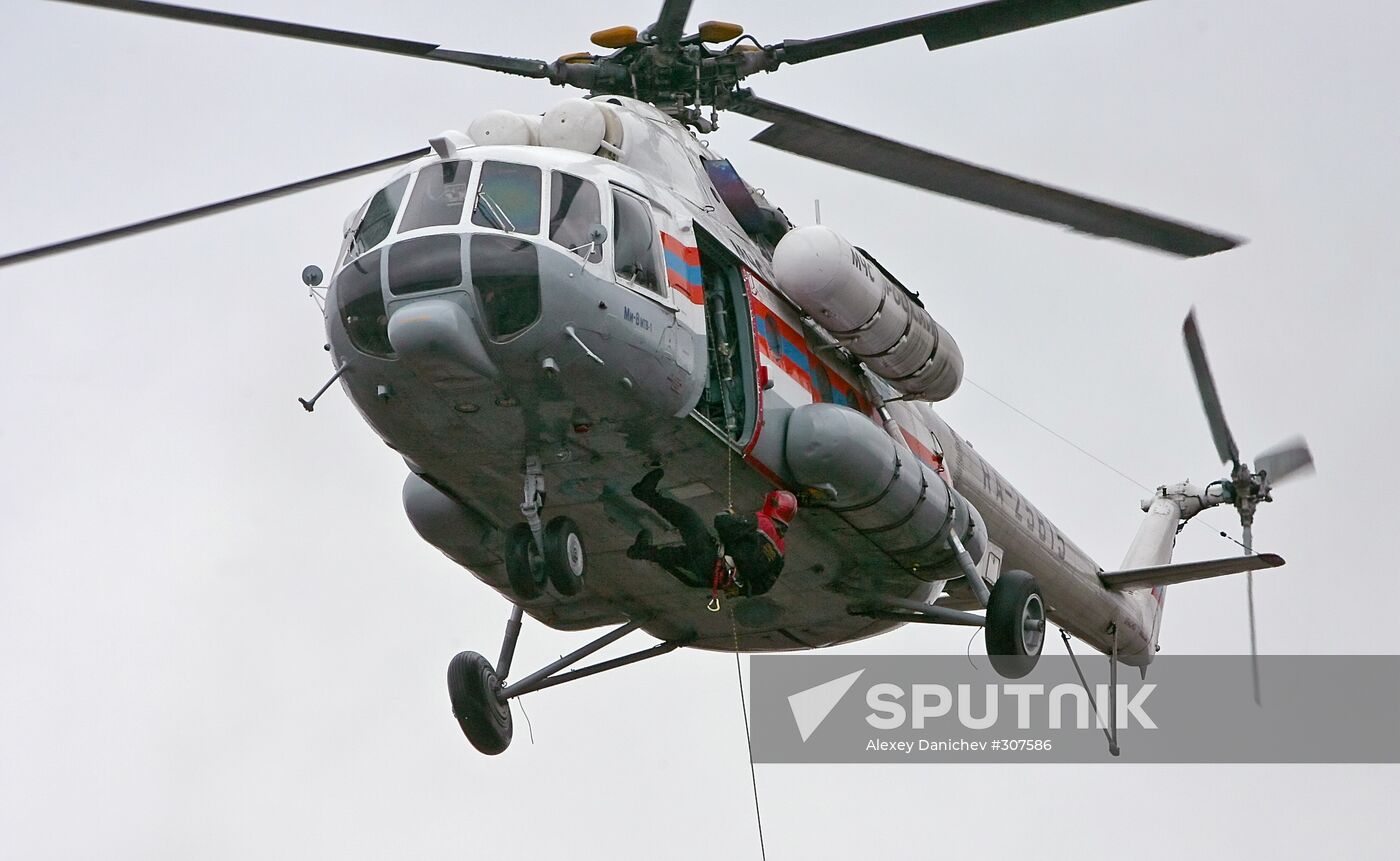 Emergency Situations Ministry units training in the North-Western Federal District