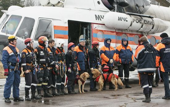 Emergency Situations Ministry units training in the North-Western Federal District