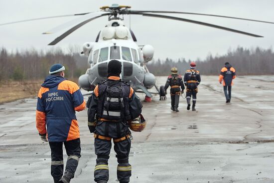 Emergency Situations Ministry units training in the North-Western Federal District