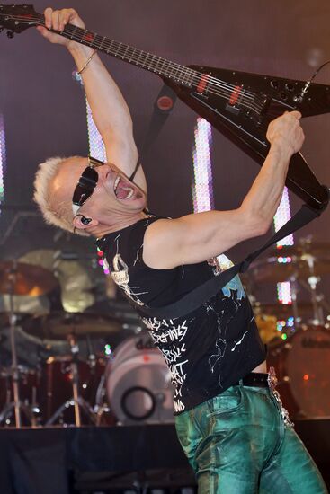 The Scorpions perform in Krasnoyarsk