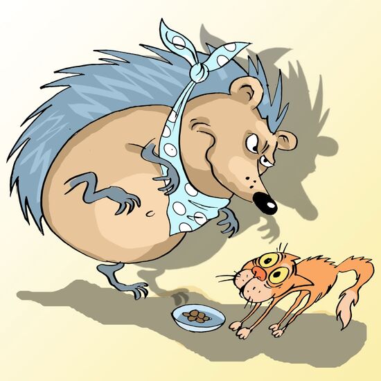 Hedgehog's slimming diet