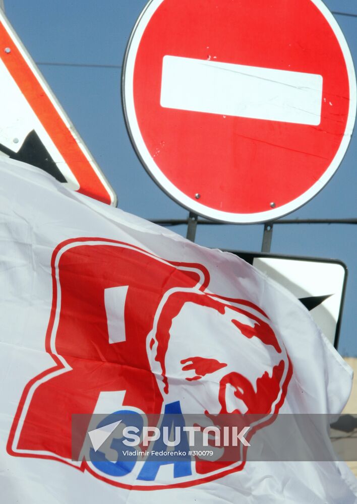 May Day demonstration in St. Petersburg