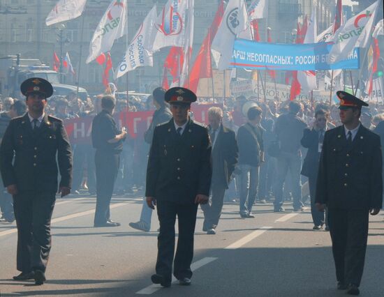 Dissident March in St. Petersburg